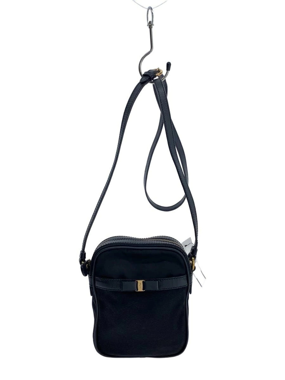 Salvatore Ferragamo Crossbody Bag Leather Black